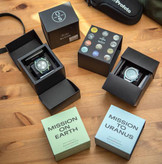 ساعت مچی امگا سواچ میشن تو ارثفیز | Omega x Swatch Mission to Earthphase | طوسی صفحه خاکستری