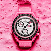 ساعت مچی امگا سواچ میشن تو د پینک مونفیز | Omega x Swatch Mission to the Pink Moonphase | صورتی صفحه صورتی